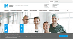 Desktop Screenshot of hvidovrehospital.dk